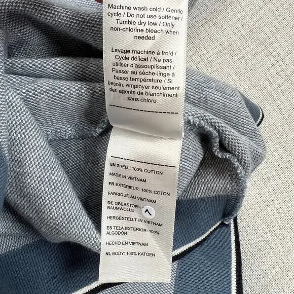 Untuckit Andrews Long Sleeve Crew Neck Shirt Mens XL Blue Soft Casual - Picture 7 of 7